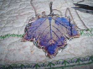 Custom Pottery Leaf